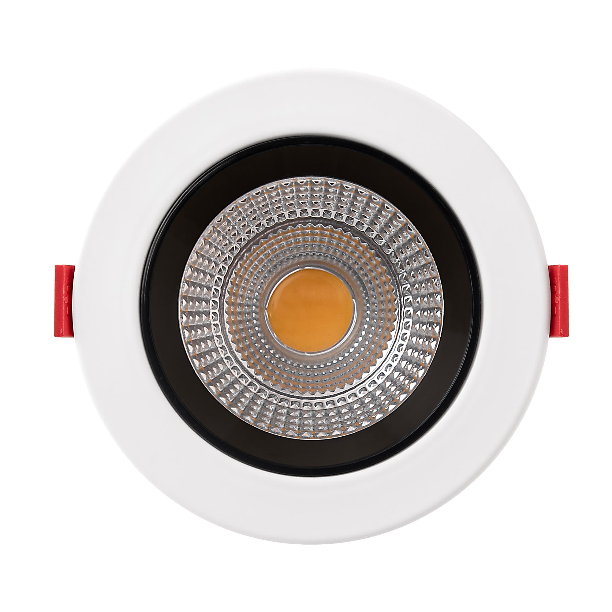 Дөңгелек пішінді кіріктірілген жарық диоды DCOB Downlight Fe